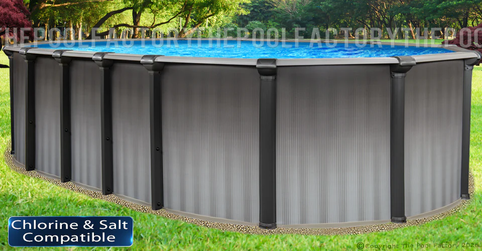 12'x24'x54" Saltwater Edge Oval Pool