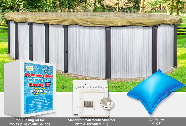 12'x27' Oval Ultimate Closing Package (Small Mouth Plate)