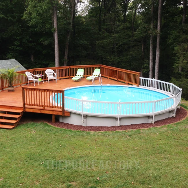15'x24' Oval Vinyl Works Premium Resin Fence Kit - Image 3