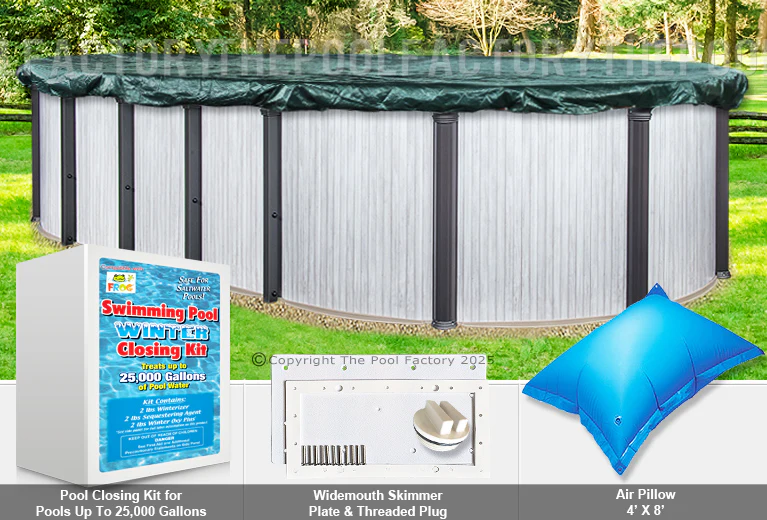 16'x32' Oval Supreme Closing Package (WideMouth Plate)