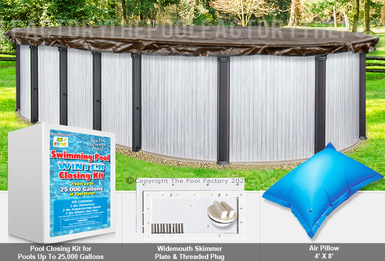 8'x12' Oval Super Heavy XXtreme Closing Package (WideMouth Plate)