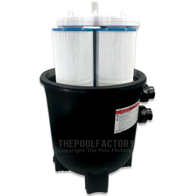AquaPro 425 SQ. FT. Mega Quad Cartridge Filter System with 2-HP 2-SPEED PurFlo Pump - Image 4