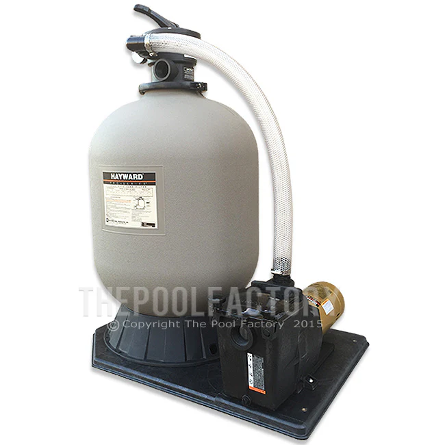 Hayward Pro Series S244T Sand Inground Pool Filter System with 1-HP Super Pump & Base Kit
