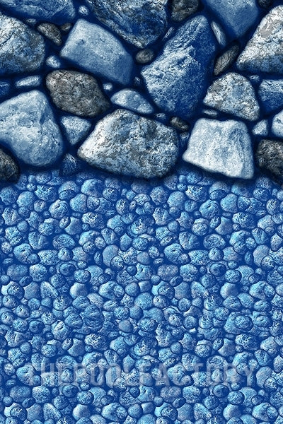 24' Round Overlap Boulder Beach Liner - 20 Gauge