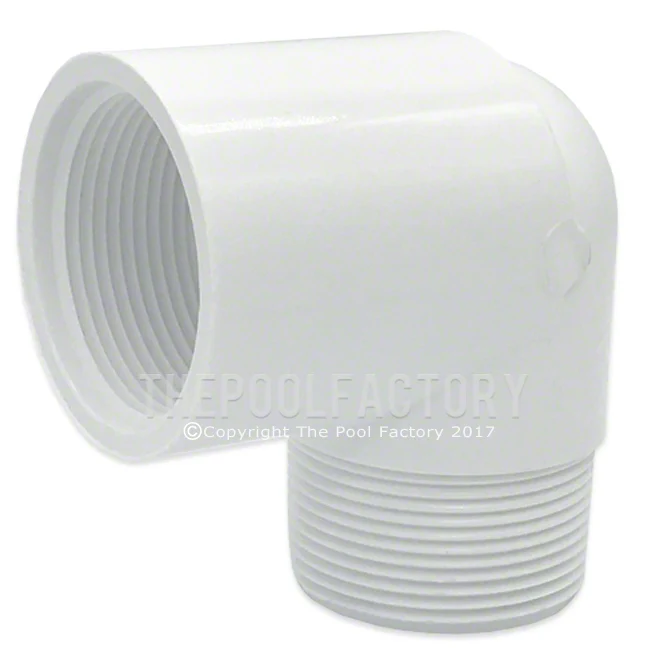 Lasco 1.5" MPT x 1.5" FPT (Male x Female) 90 Degree Street Elbow Adapter Fitting 412-015