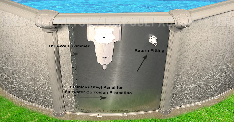 12'x24'x52" Saltwater 5000 Oval Pool - Image 2