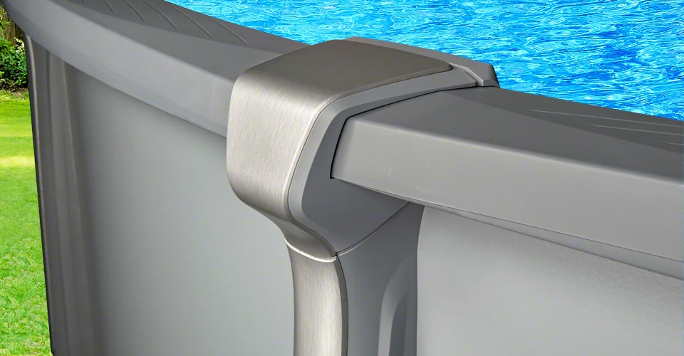 21'x54" Saltwater Aurora Round Pool with Resin Wall - Image 3