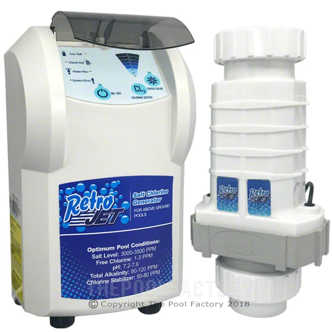 Solaxx Retro Jet RJ Saltwater Chlorine Generator TWIST LOCK CORD
