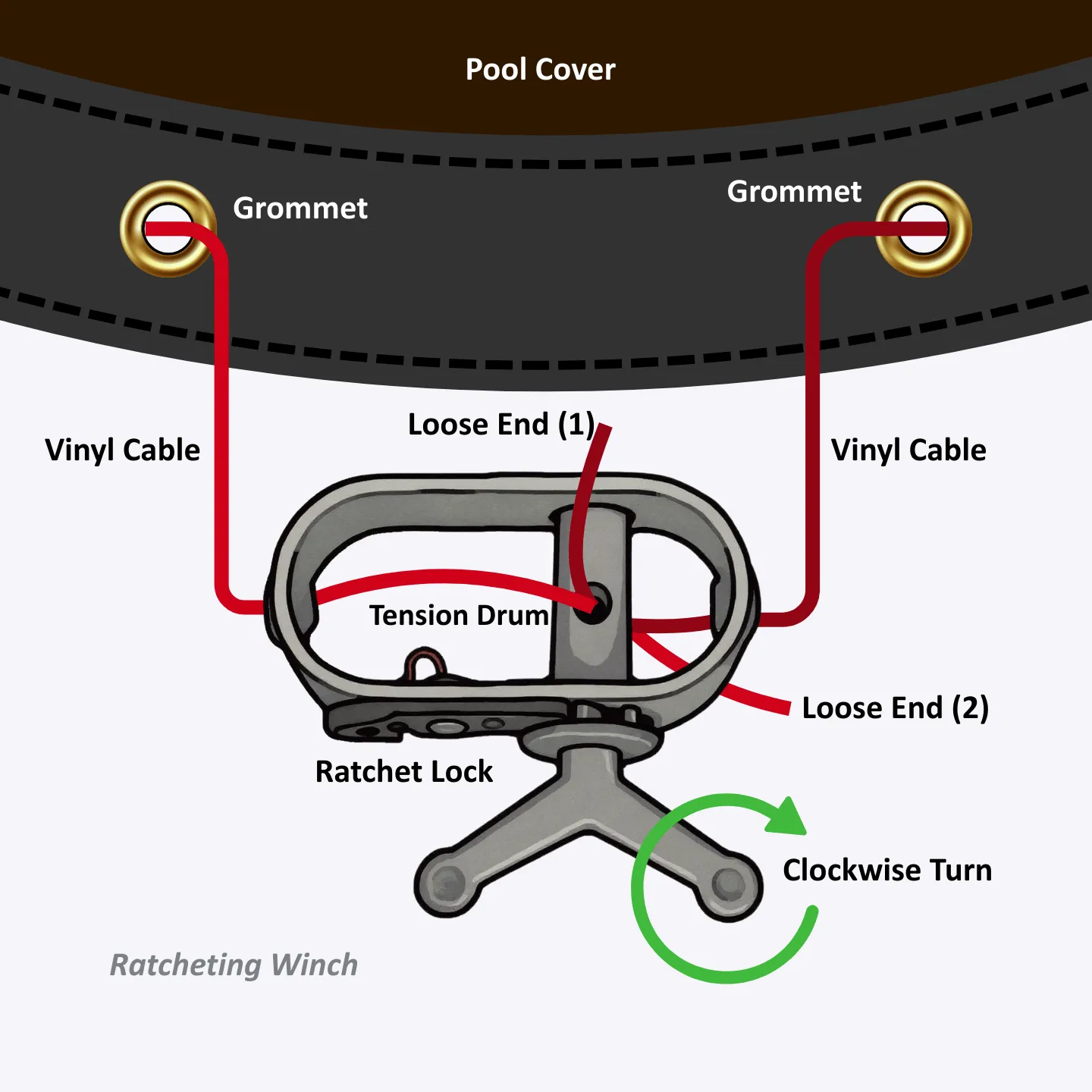 12' Round Super Heavy XXtreme Winter Cover - Image 13