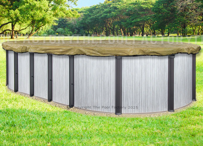 10'x21' Oval Ultimate Guard Winter Cover - Image 2